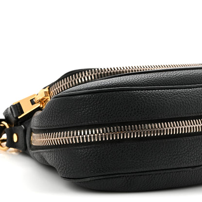 Tom Ford Grained Calfskin Medium Jennifer Crossbody Bag Black 9 of 10