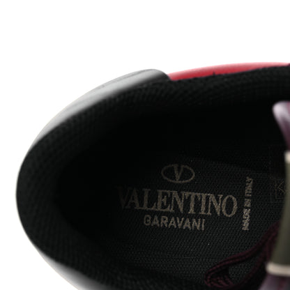 Valentino Garavani Nappa Suede Camouflage Mens Rockrunner Sneakers 45 Rubin Scarlet 9 of 14