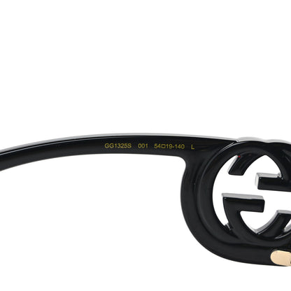 Gucci Acetate Chaise Rectangle Frame Sunglasses GG1325S Black 7 of 8