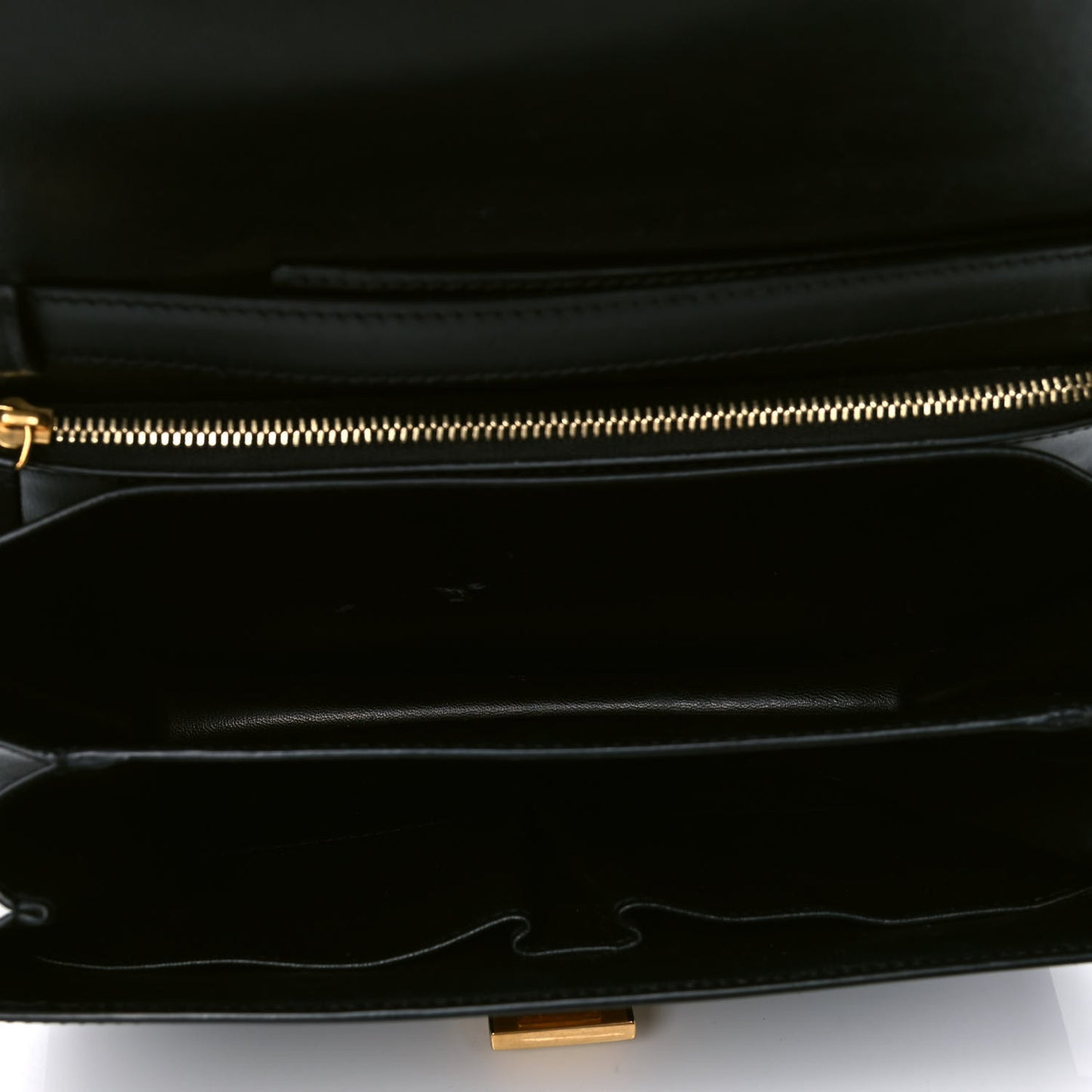 Box Calfskin Medium Classic Box Flap Bag Black