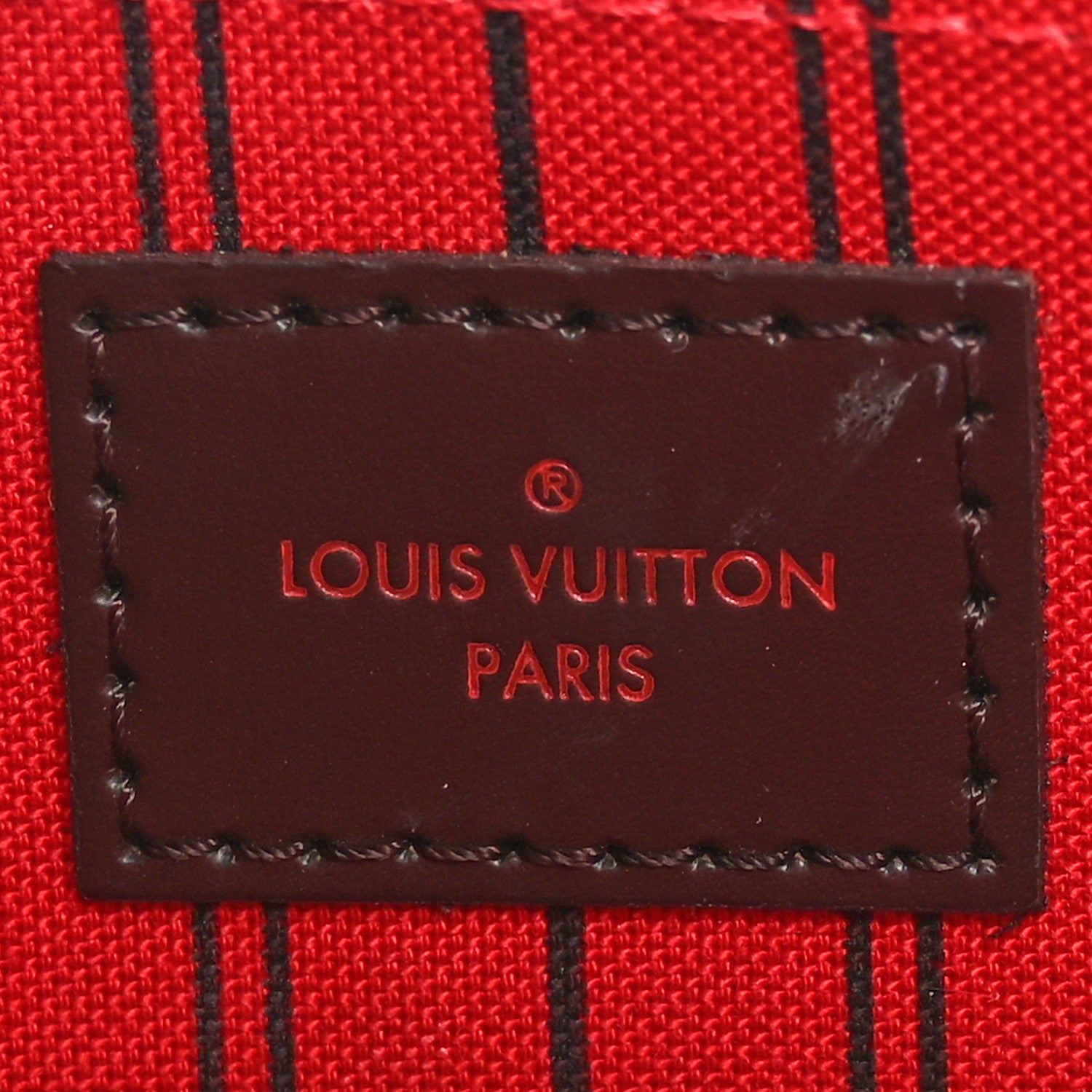 Louis Vuitton Damier Ebene Neverfull MM GM Pochette 6 of 8