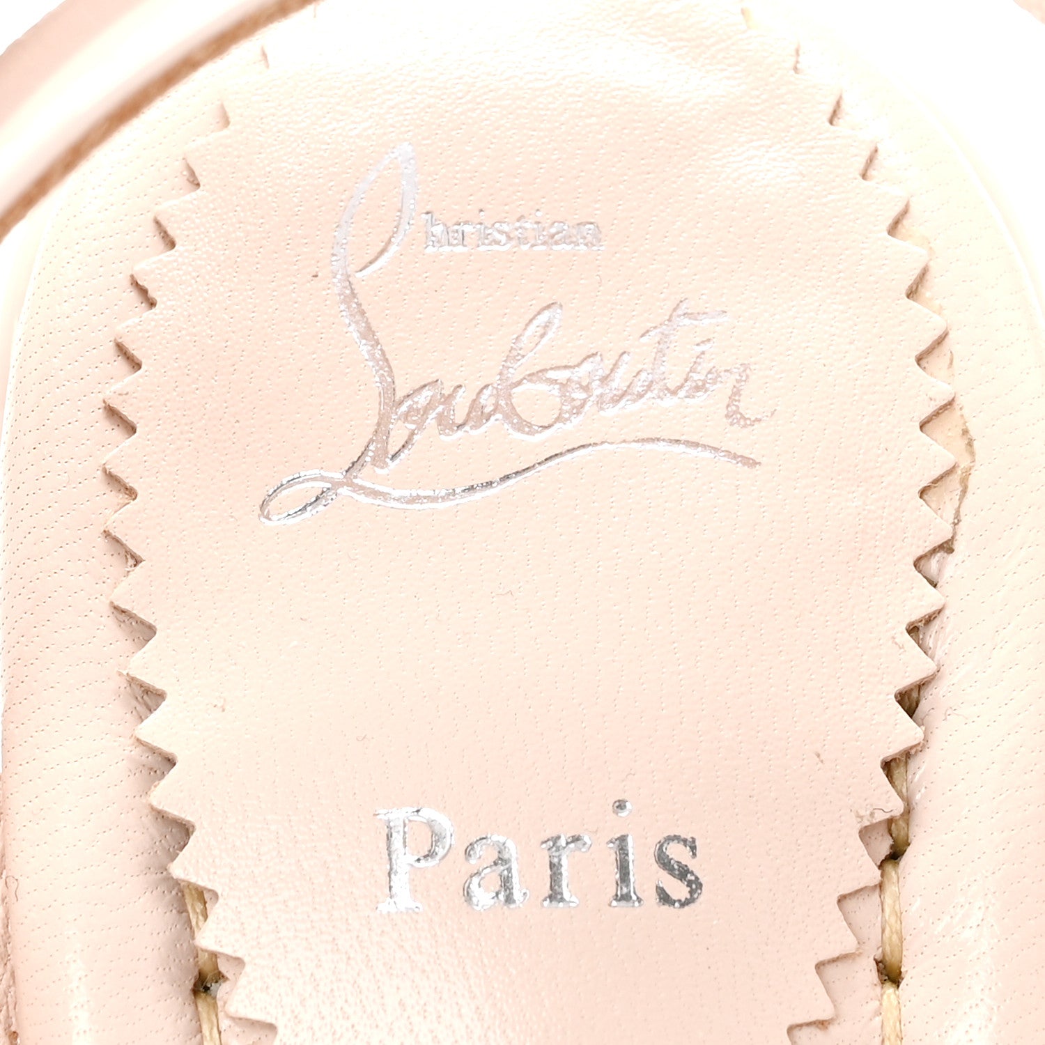 Christian Louboutin Patent Miss Sabina 85 Sandals 36 Leche 7 of 10
