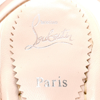 Christian Louboutin Patent Miss Sabina 85 Sandals 36 Leche 7 of 10