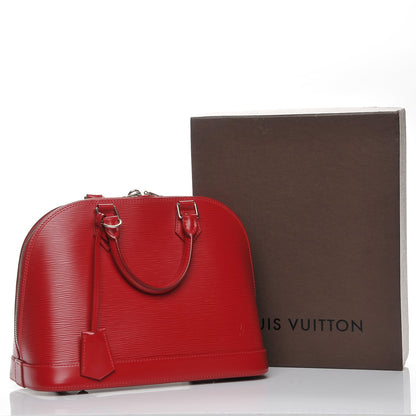 Louis Vuitton Epi Alma PM Carmine 7 of 7