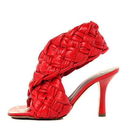 Bottega Veneta Shiny Nappa Intrecciato The Board Sandals 36 Nail Polish 1 of 10