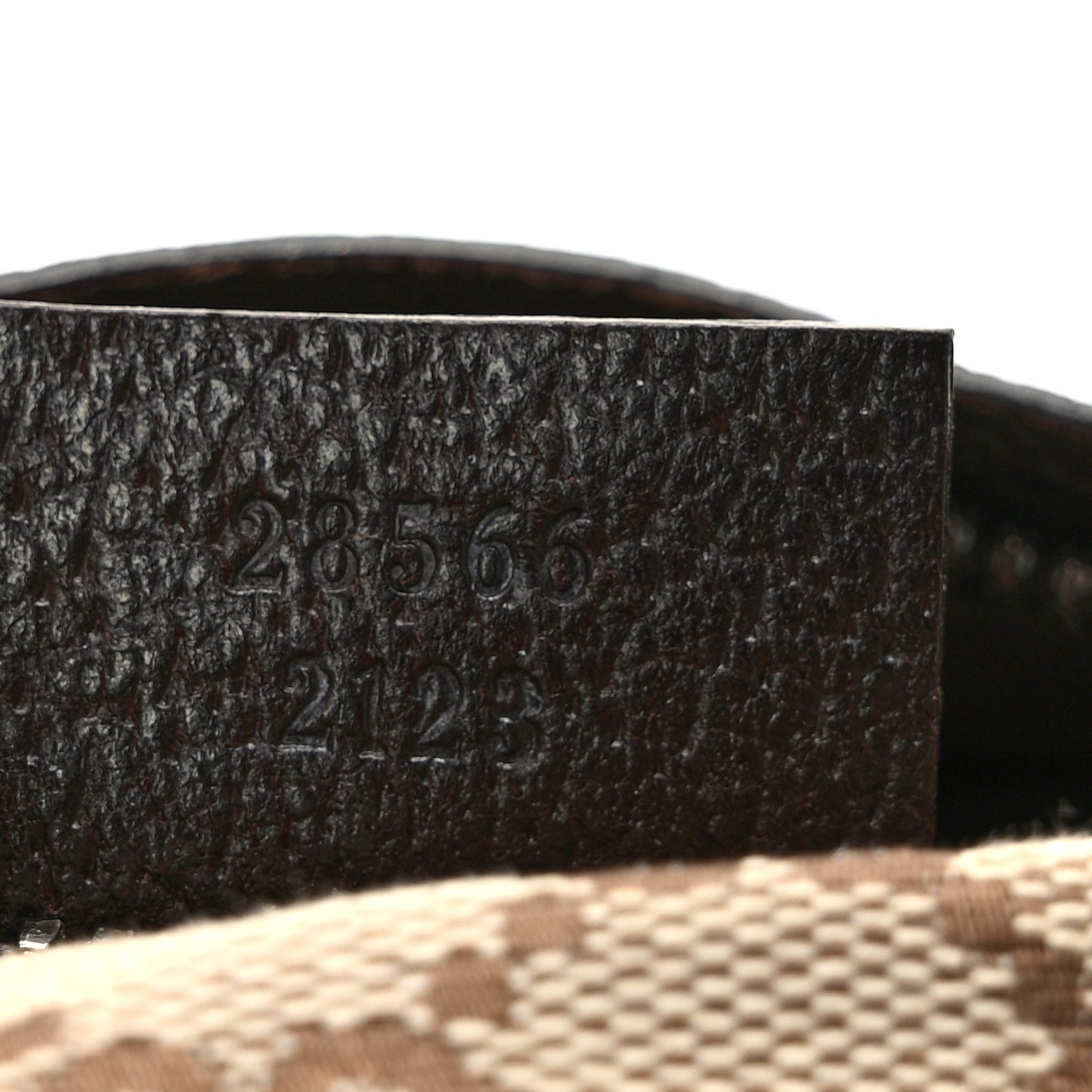 Monogram Web Belt Bag Dark Brown