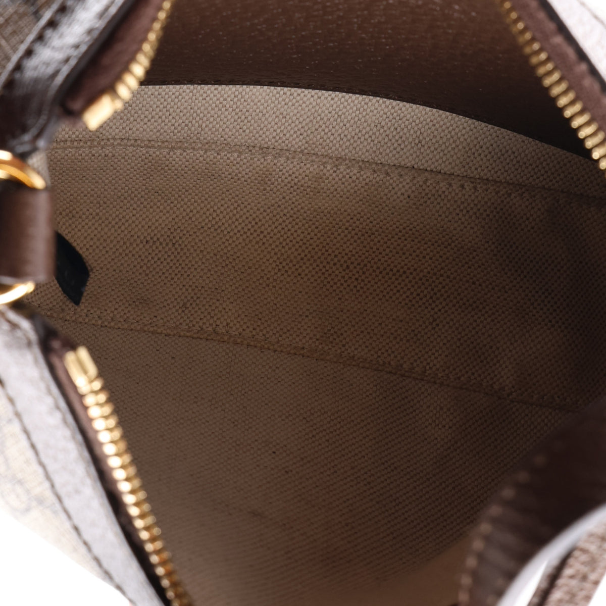 Gucci GG Supreme Monogram Textured Dollar Calfskin Small Ophidia Hobo Beige Ebony New Acero 5 of 10