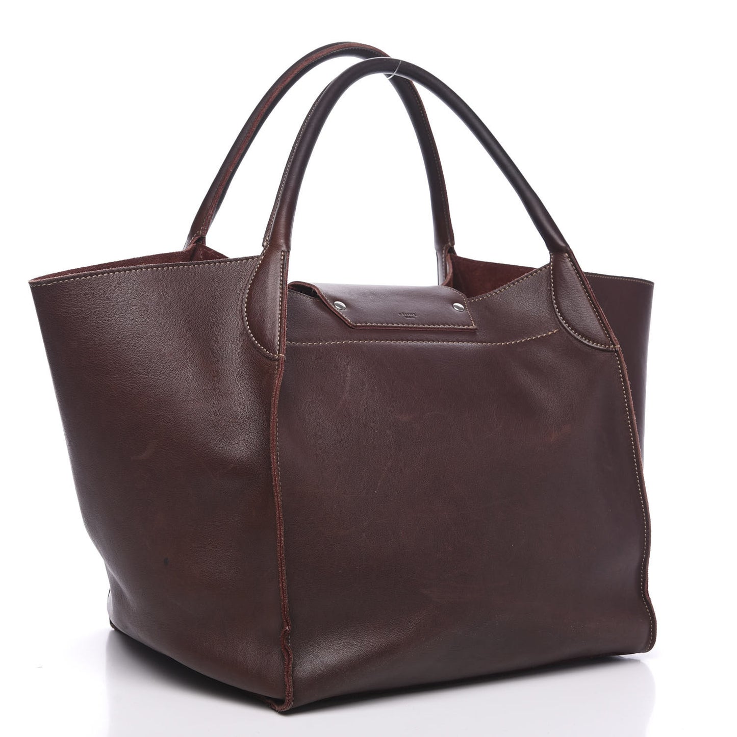 Supple Calfskin Medium Big Bag Brown