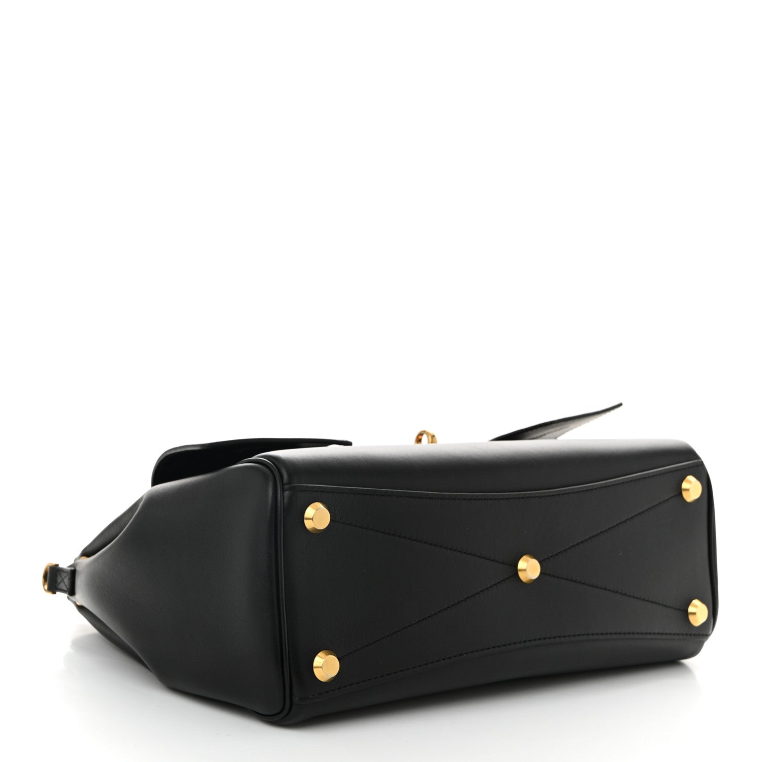 Balenciaga Smooth Calfskin Small Bel Air Carry All Bag Black 4 of 10