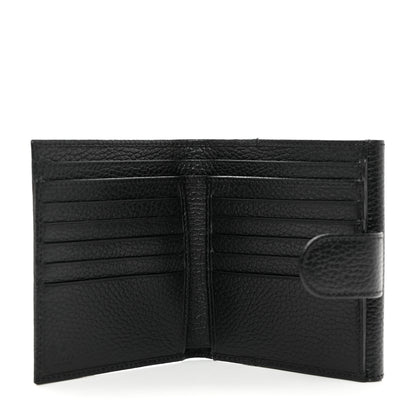 Gucci Dollar Calfskin Interlocking G French Wallet Black 6 of 10