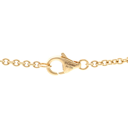 Cartier 18K Yellow Gold Interlocking LOVE Necklace 4 of 5