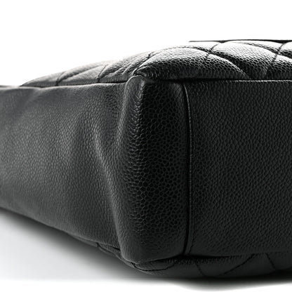 Chanel Caviar Quilted Petit Shopping Tote PST Black 9 of 11