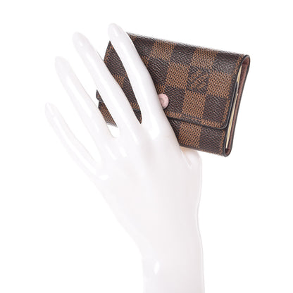 Louis Vuitton Damier Ebene Multicles 6 Key Holder Rose Ballerine 2 of 8