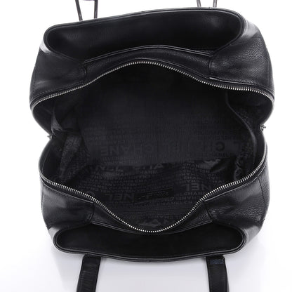Chanel Caviar Square Stitched Medium Tote Black 5 of 7