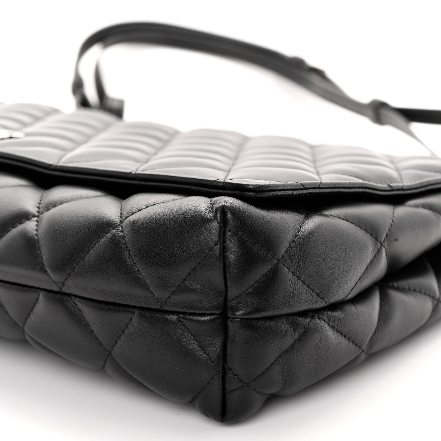 Balenciaga Nappa Calfskin Quilted Large Touch B Shoulder Bag 9 of 10