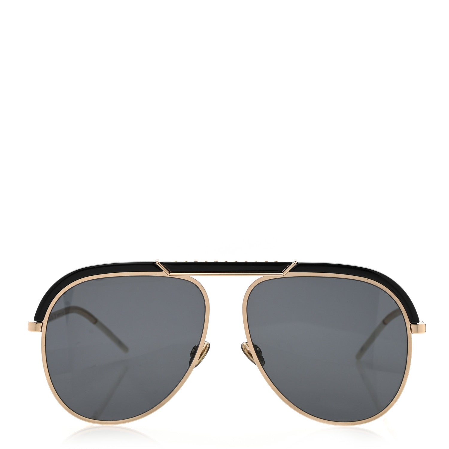 Christian Dior Desertic Aviator Sunglasses Gold 2 of 9