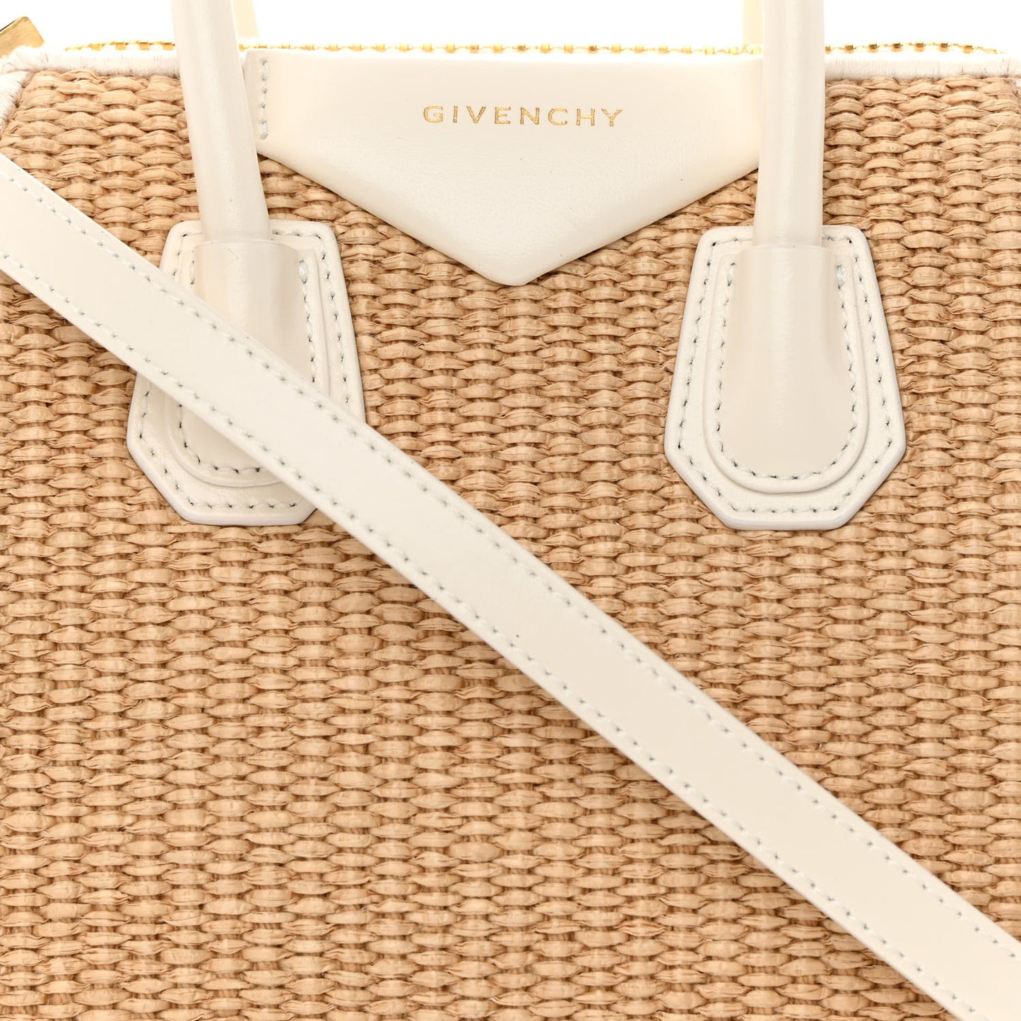 Raffia Mini Antigona Natural