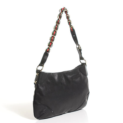 Gucci Leather Small Capri Shoulder Bag Black 3 of 7
