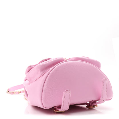 Chanel Shiny Caviar Quilted Small Duma Pockets Drawstring Backpack Lilac 6 of 19