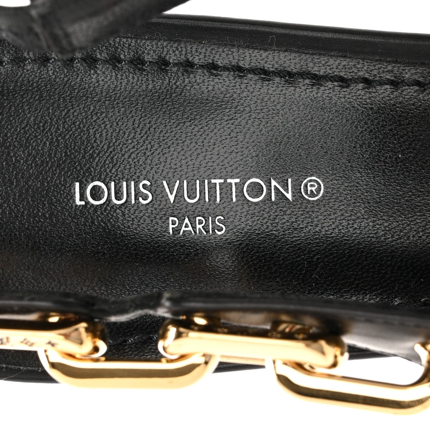 Louis Vuitton Calfskin Sparkle Slingback Pumps 40 Black 7 of 9