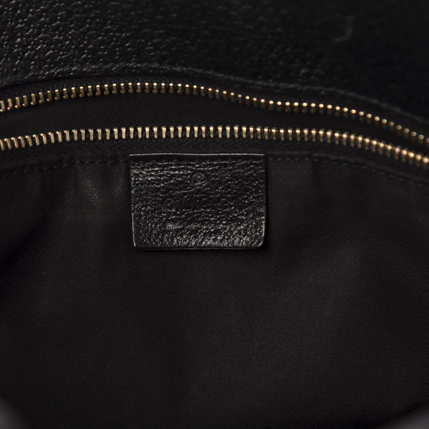 Monogram Bamboo Handle Shoulder Bag Black