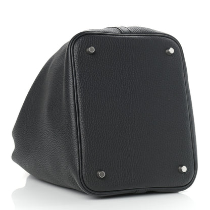 Hermes Taurillon Clemence Picotin Lock 22 MM Black 4 of 9