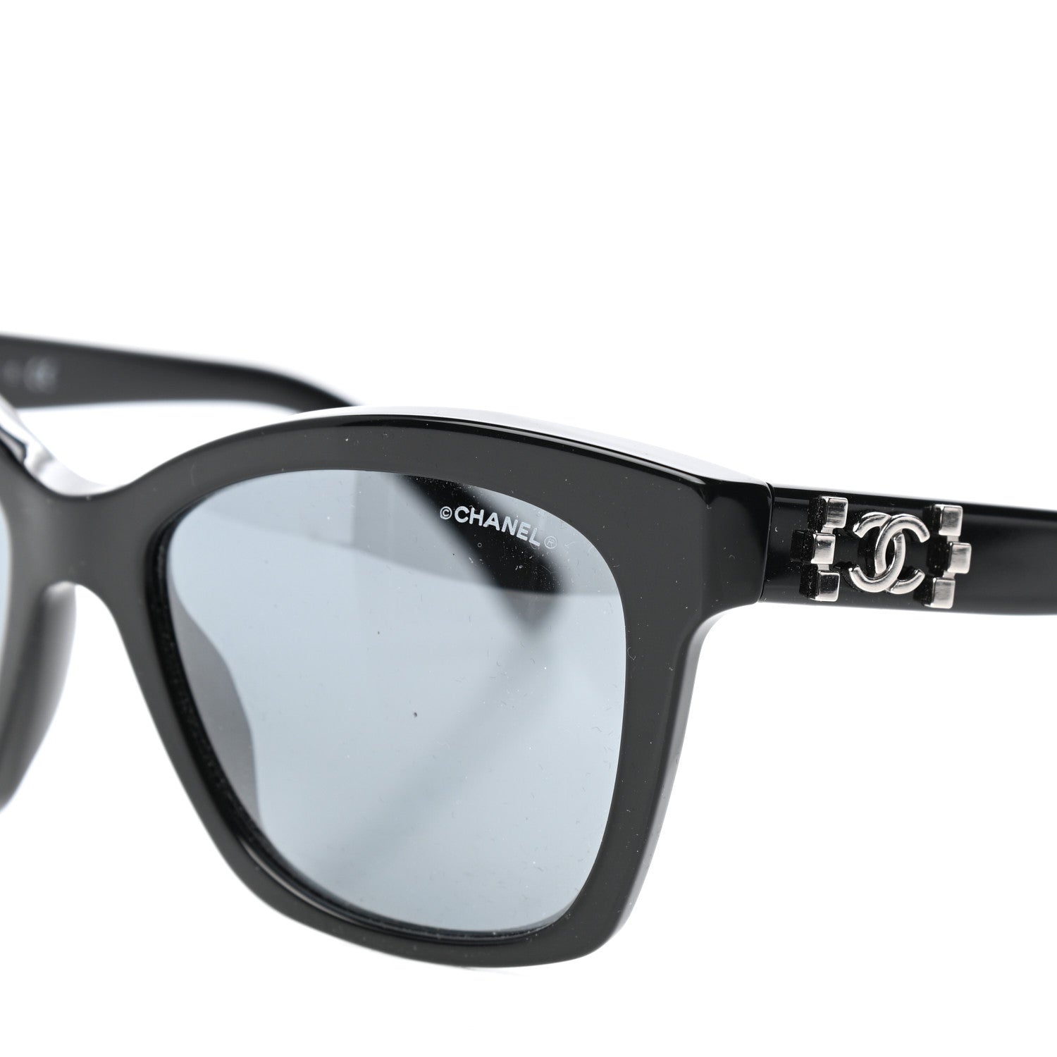 Chanel CC Butterfly Signature Sunglasses 5313 Black 7 of 8