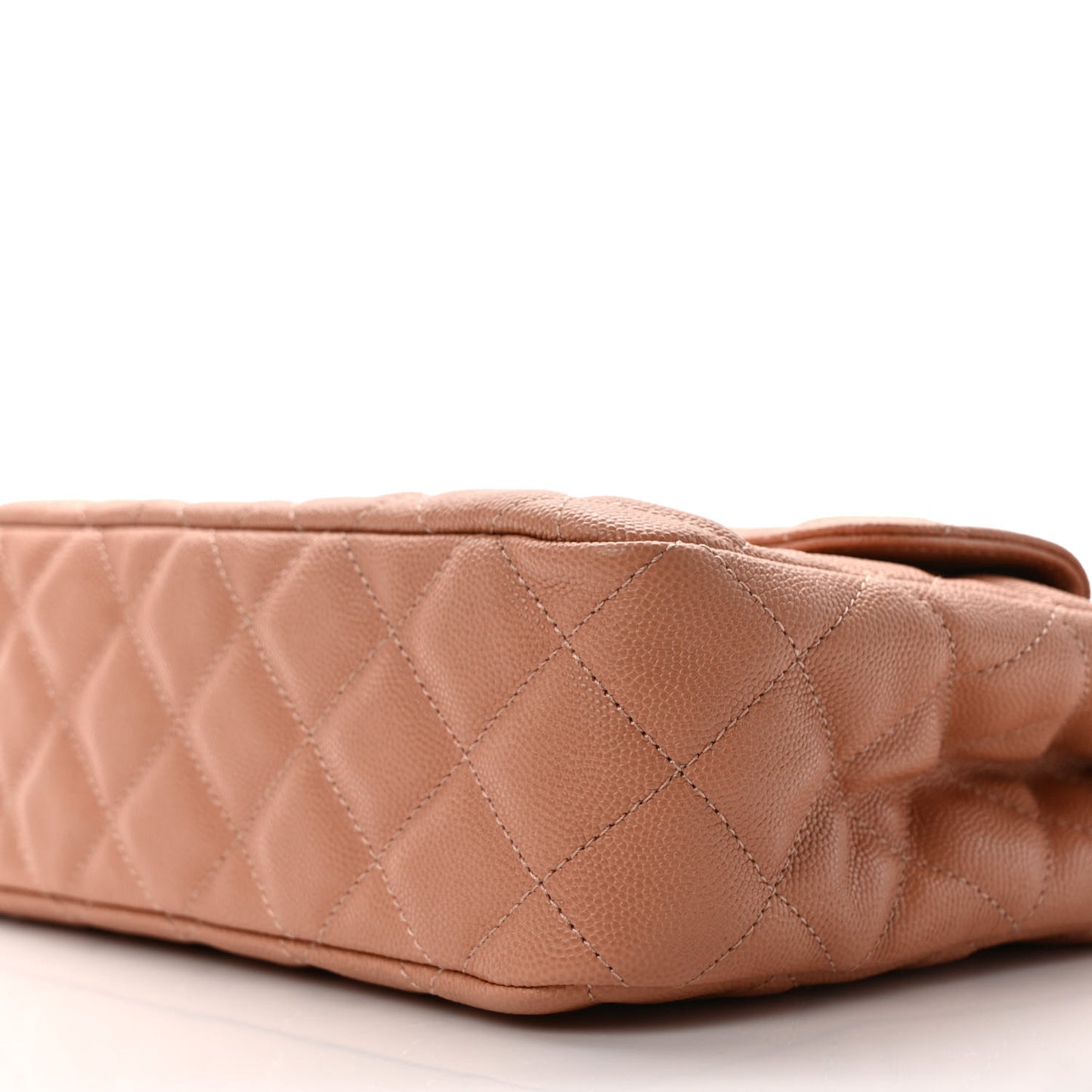 Caviar Quilted Wavy CC Hobo Beige