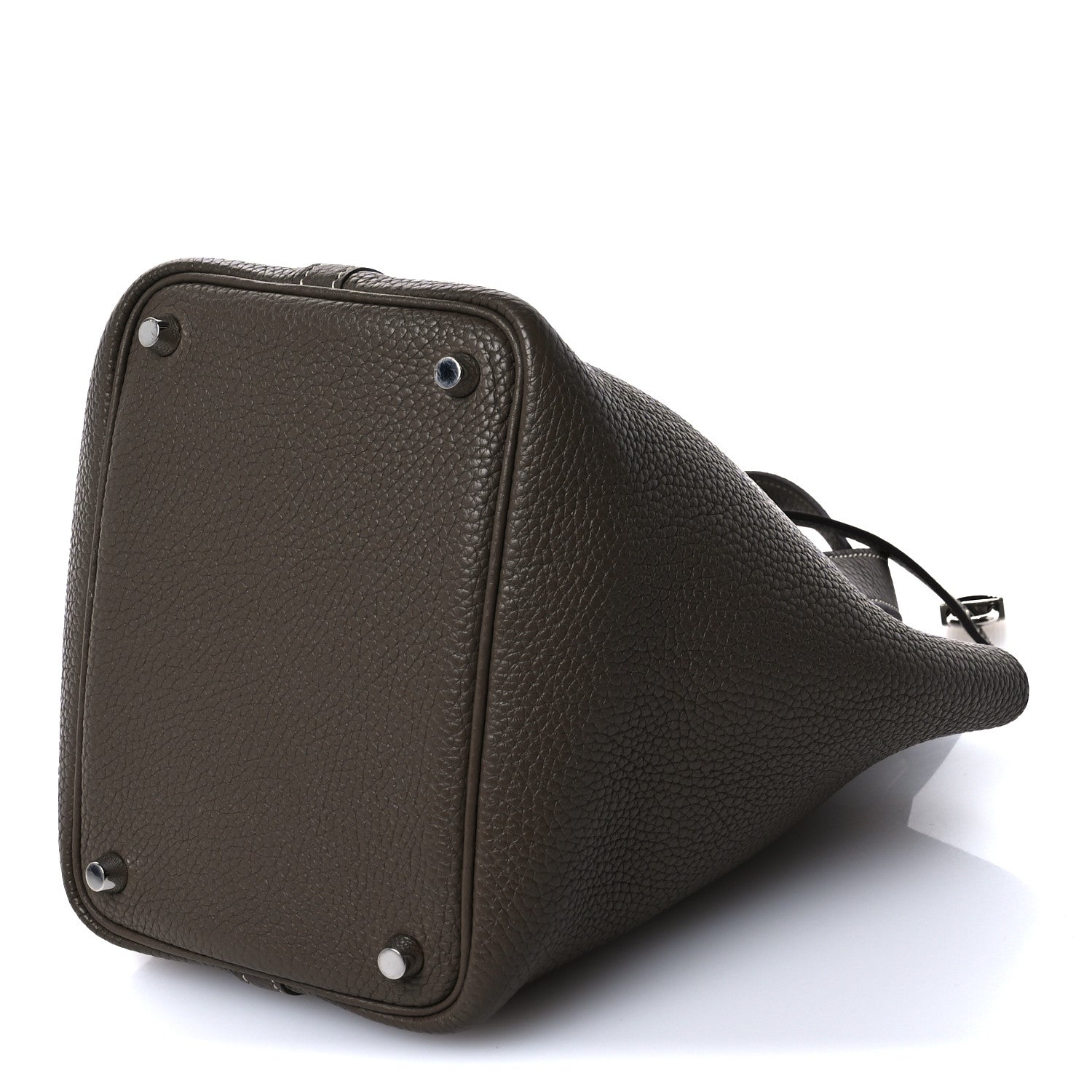 Hermes Taurillon Clemence Picotin Lock 18 PM Etoupe 10 of 11