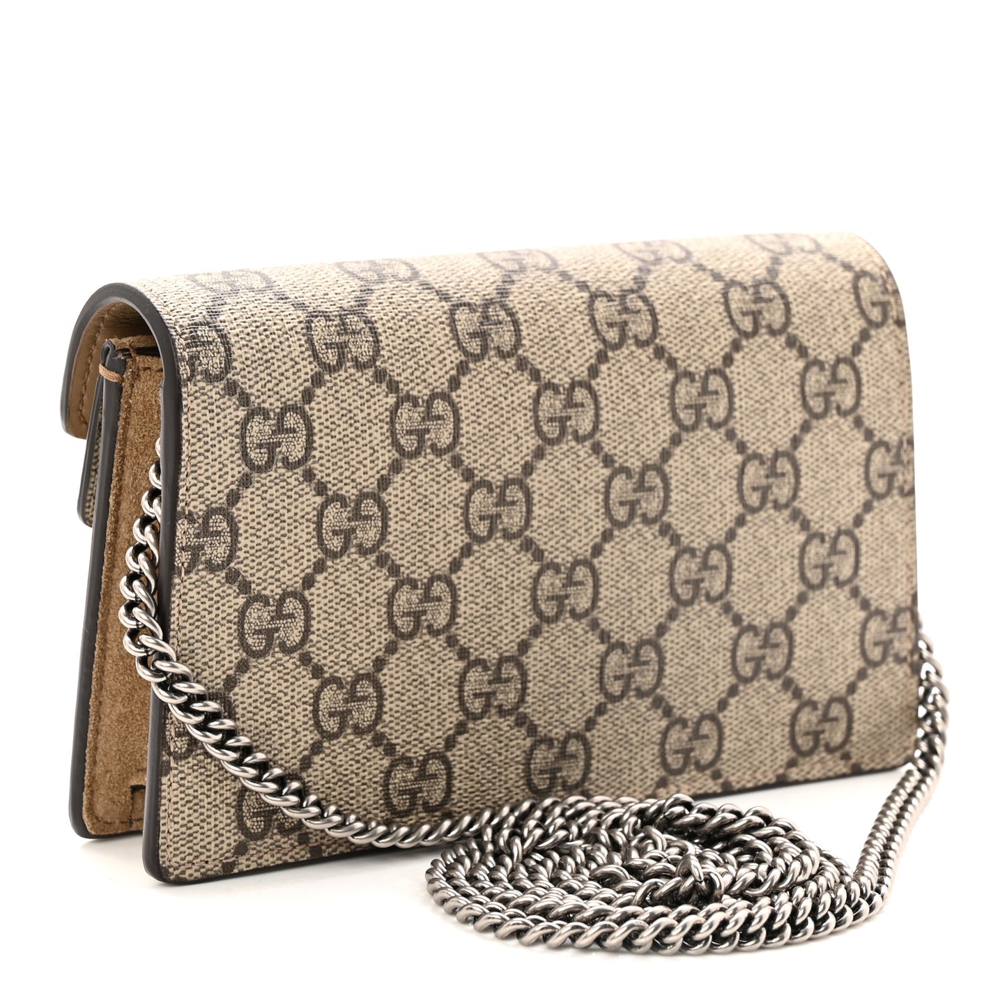 GG Supreme Monogram Super Mini Dionysus Shoulder Bag Taupe