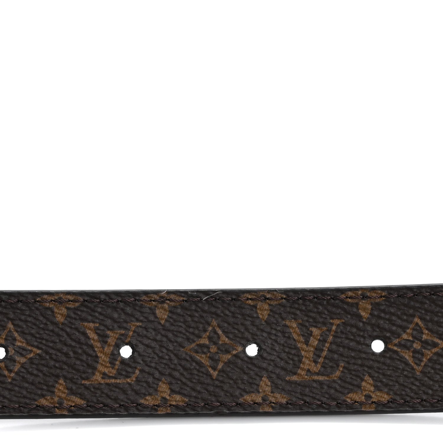 Louis Vuitton Calfskin Monogram 25mm LV Iconic Reversible Belt 75 30 Black 4 of 6