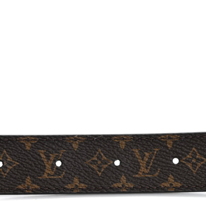 Louis Vuitton Calfskin Monogram 25mm LV Iconic Reversible Belt 75 30 Black 4 of 6