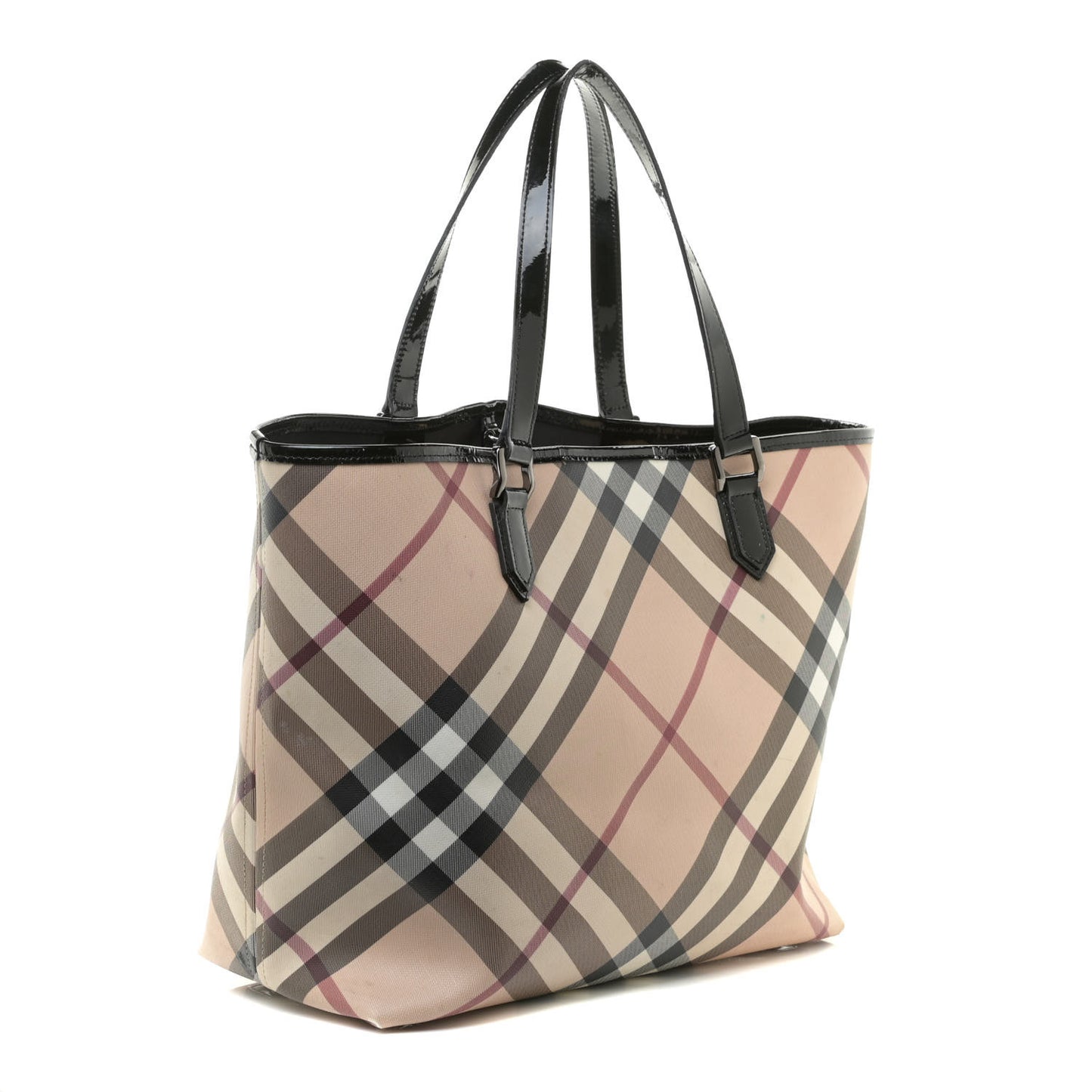 Nova Check Large Nickie Tote Black