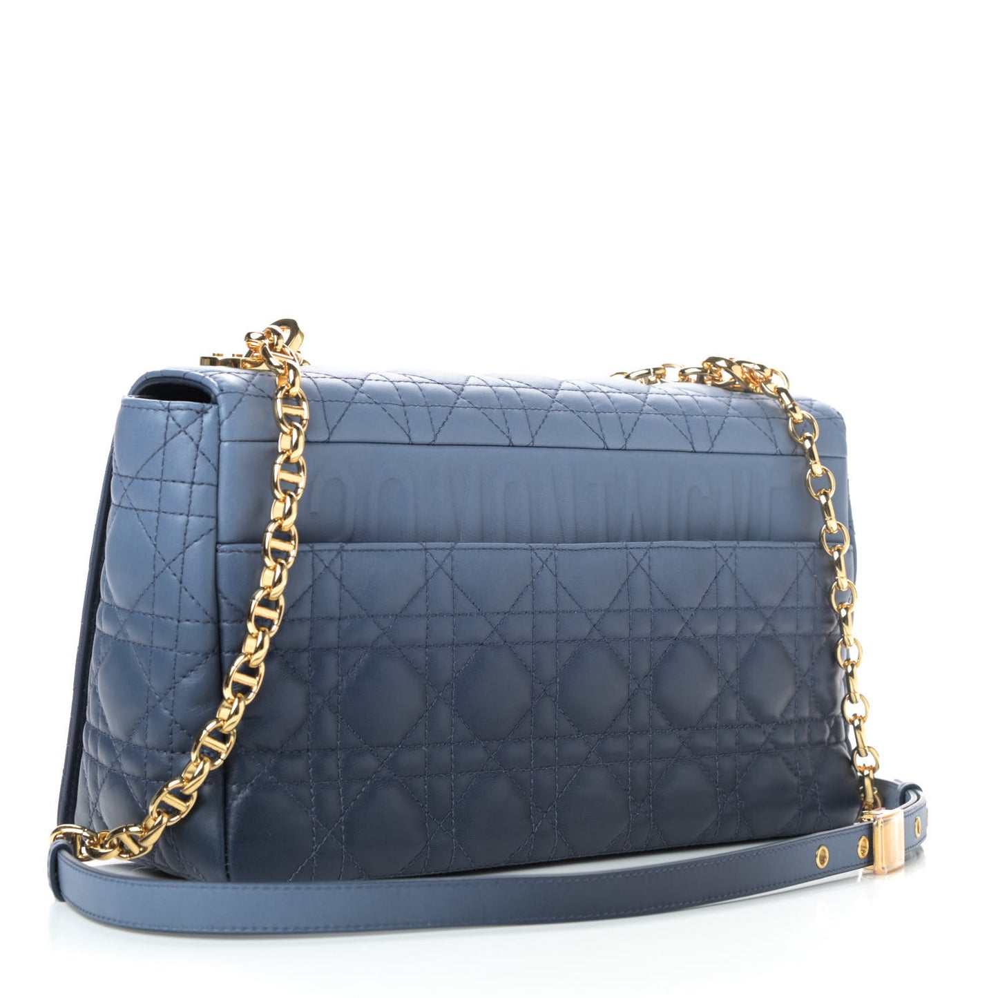 Lambskin Cannage Gradient Large Caro Bag Indigo Blue
