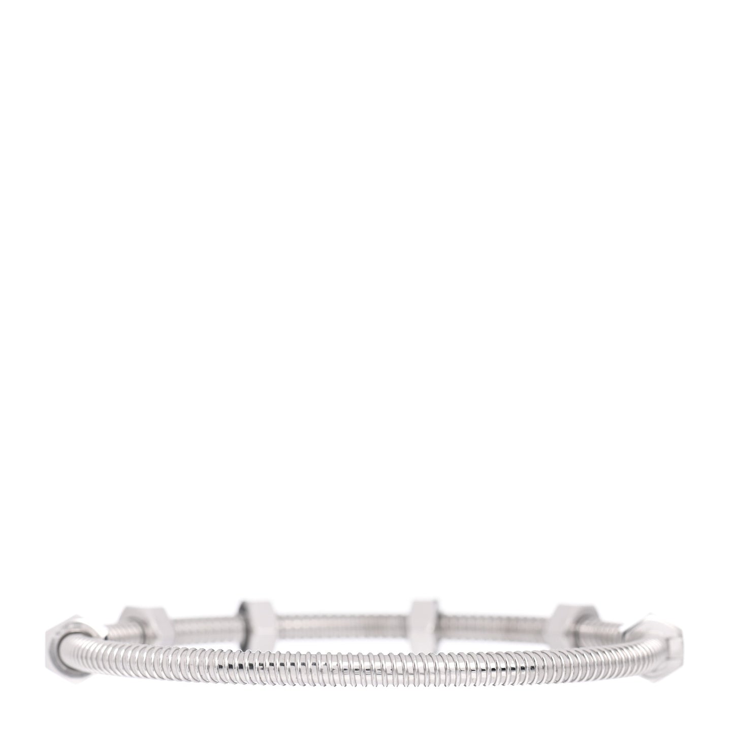 18K White Gold Ecrou de Cartier Bracelet 16