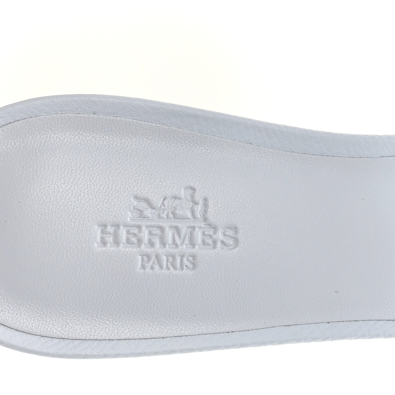 Hermes Epsom Oasis Sandals 37.5 Bleu Glacier 8 of 10