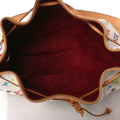 Louis Vuitton Monogram Multicolor Petit Noe White 5 of 9