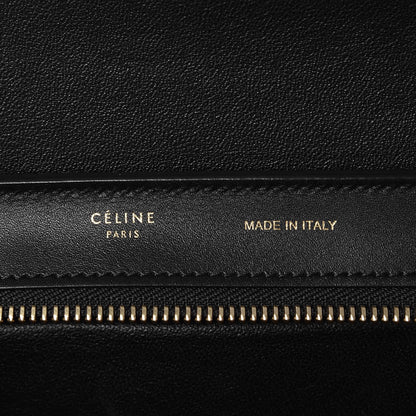 Celine Bullhide Calfskin Grained Nubuck Small Tri-Color Trapeze Medium Blue 7 of 7