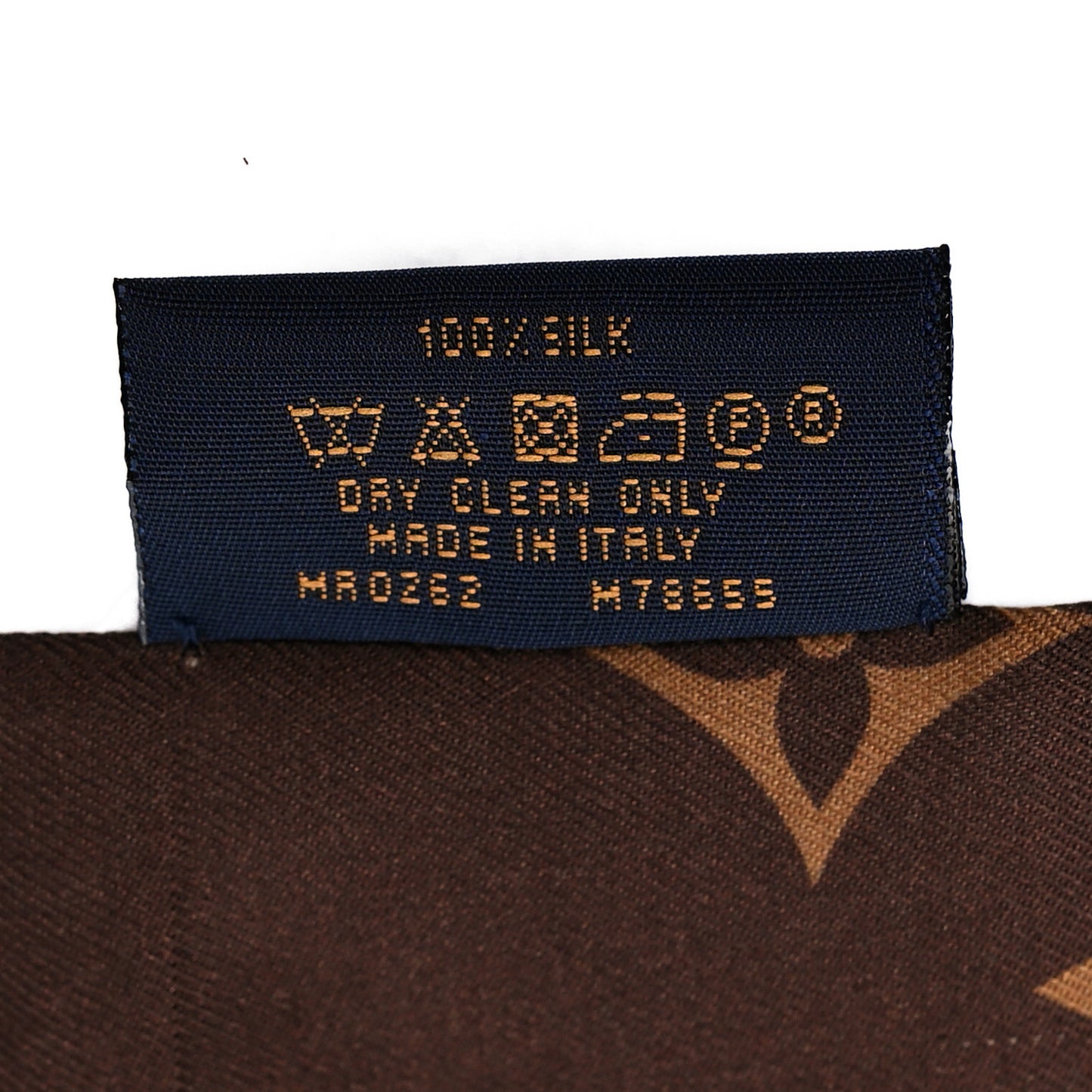 Silk Monogram Confidential Bandeau Brown