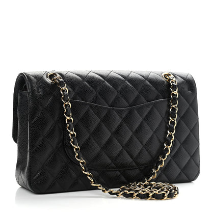 Chanel Caviar Quilted Medium Double Flap Black 3 of 14