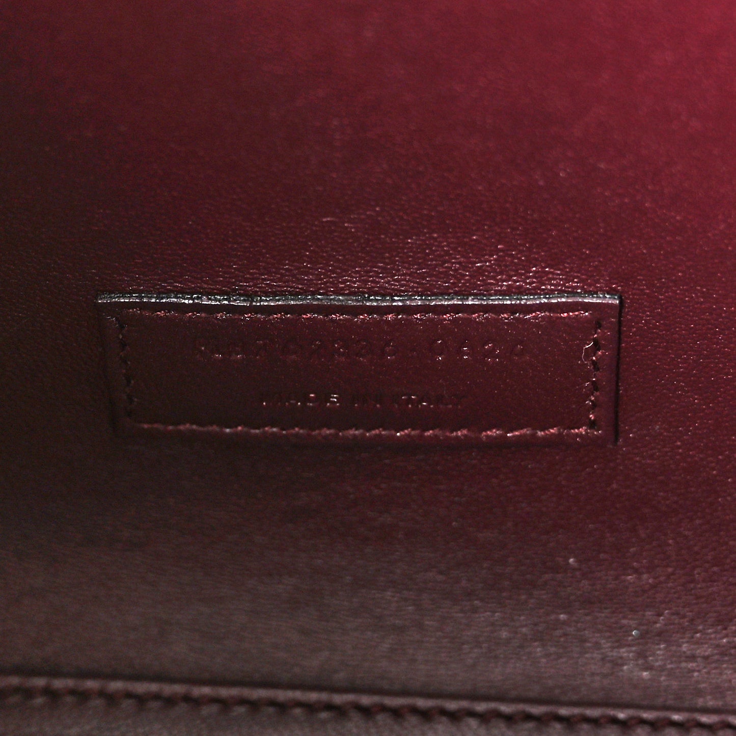 Patent Calfskin Rendez-Vous Hobo Dark Red Wine