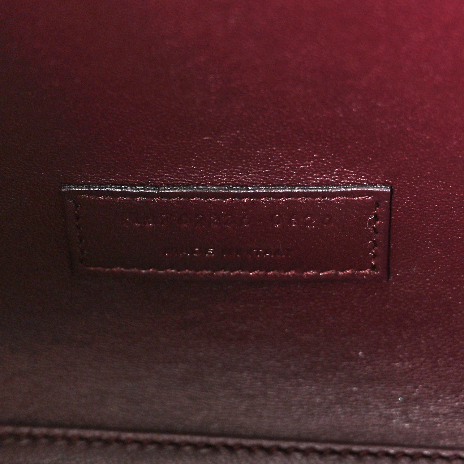 Saint Laurent Patent Calfskin Rendez-Vous Hobo Dark Red Wine 8 of 12
