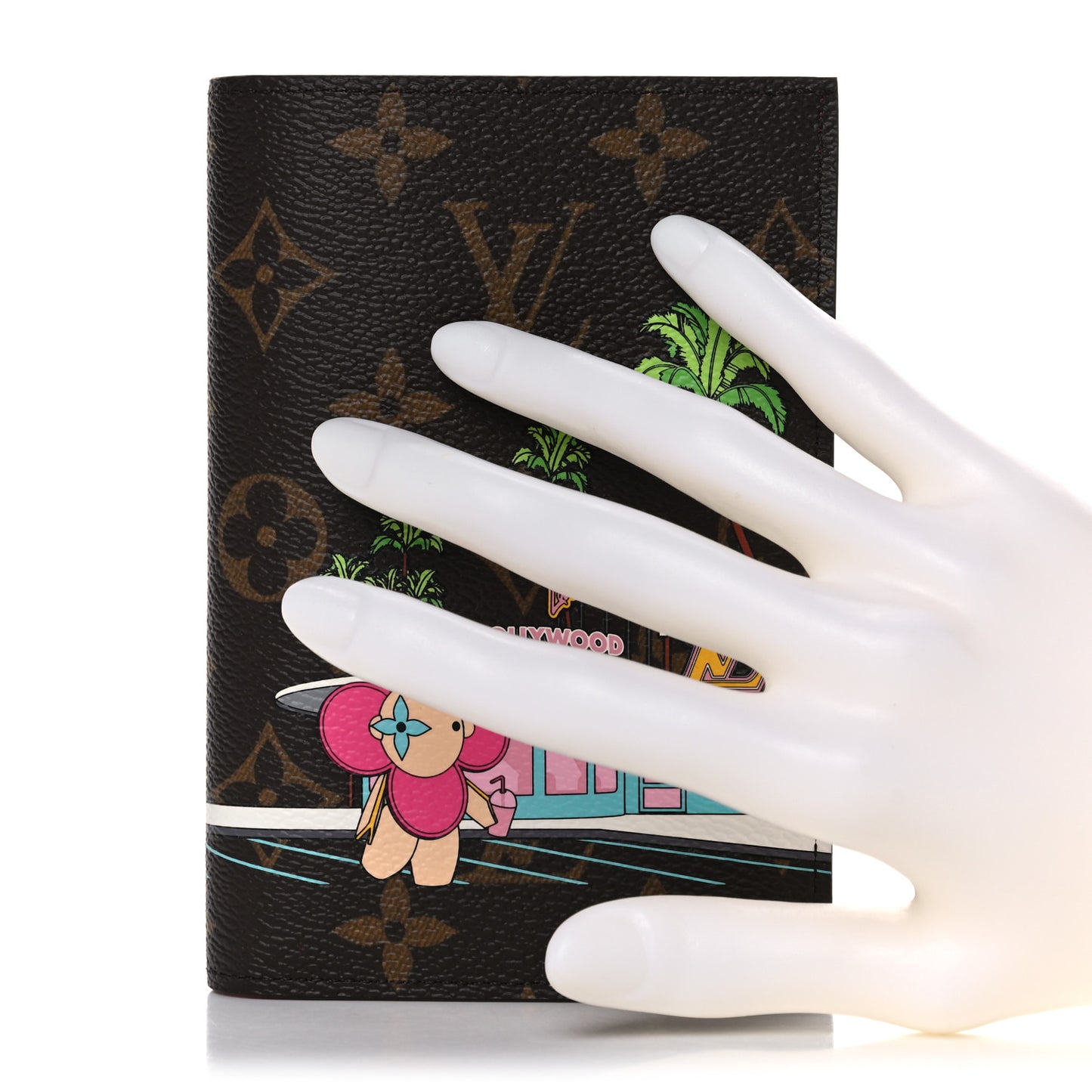 Monogram 2021 Christmas Animation Hollywood Passport Cover Fuchsia