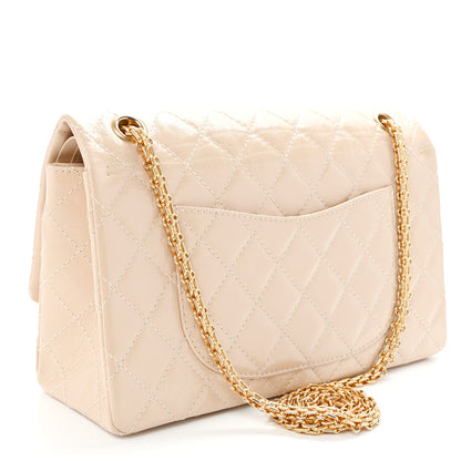 Chanel Glazed Calfskin Quilted 2.55 Reissue 226 Flap Light Beige 3 of 11