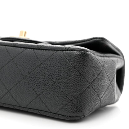 Chanel Caviar Quilted Mini Rectangular Flap Black 10 of 12