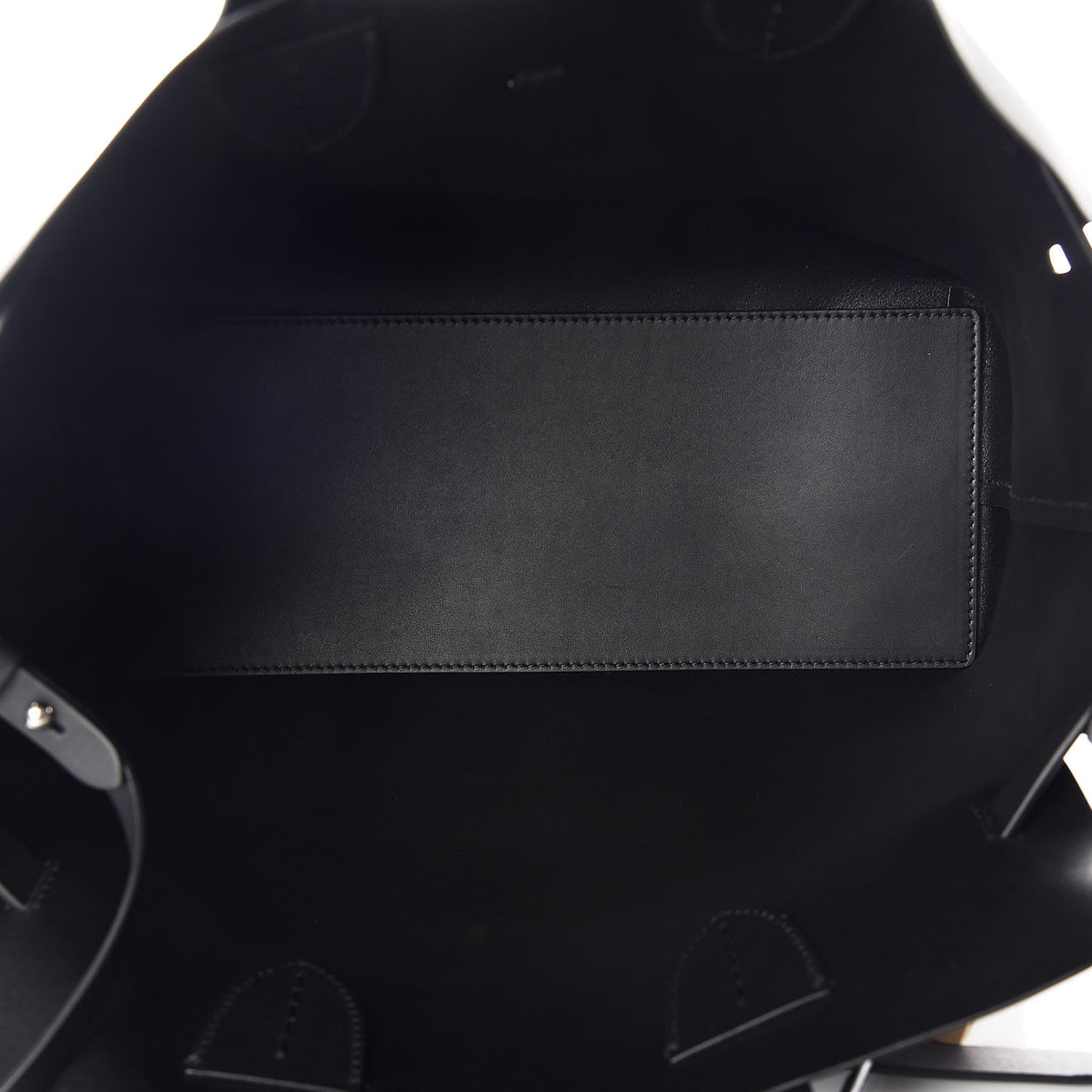 Soft Smooth Calfskin Medium Tote Black