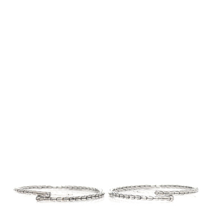 John Hardy Sterling Silver Large Classic Chain Hoop Earrings 3 of 4