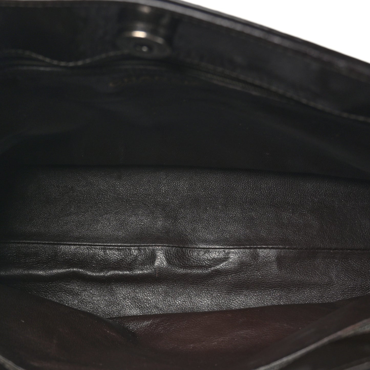 Patent Mademoiselle Tote Brown