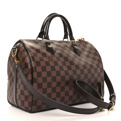 Louis Vuitton Damier Ebene Speedy Bandouliere 30 3 of 12