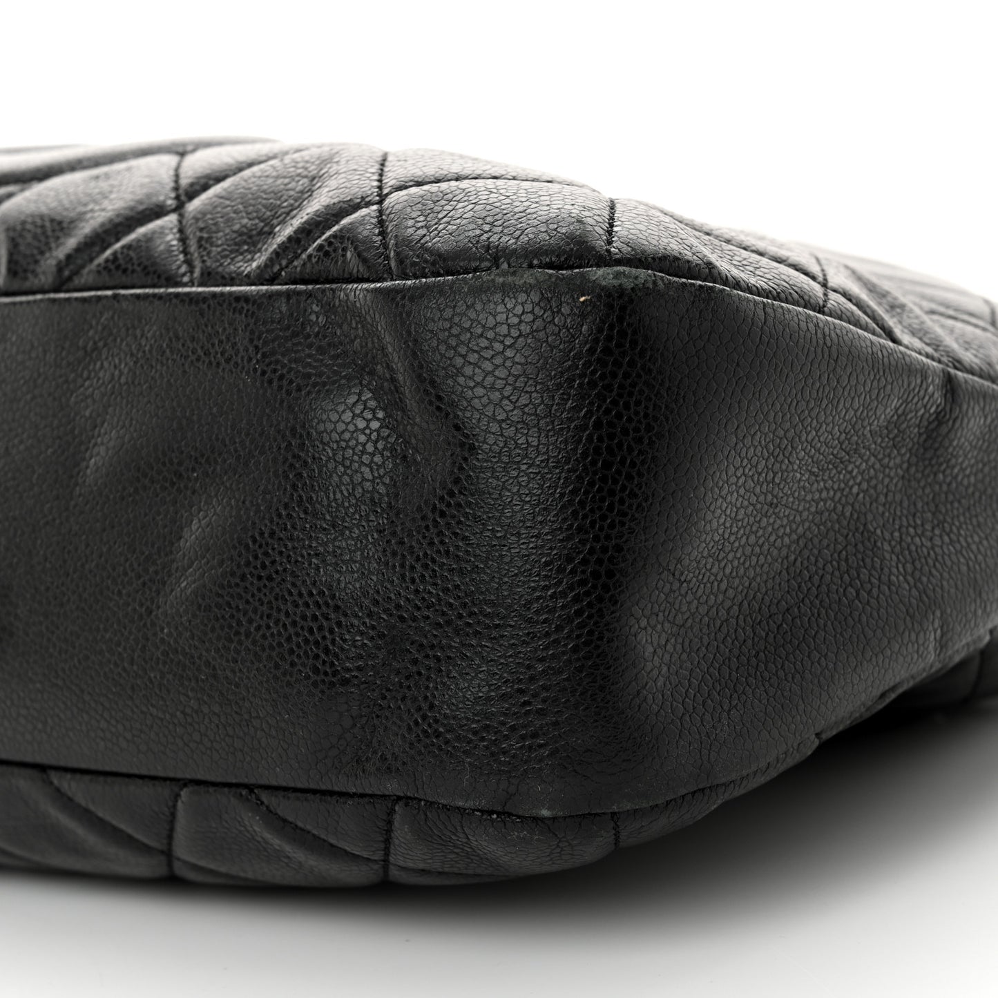 Caviar Quilted Timeless CC Soft Tote Black